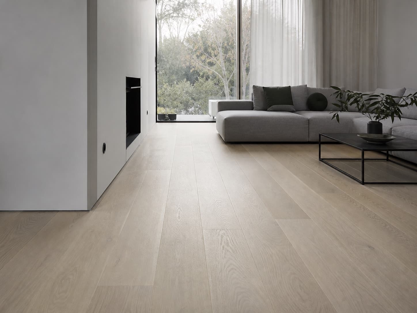 Pale Oak conceptual timber flooring direction