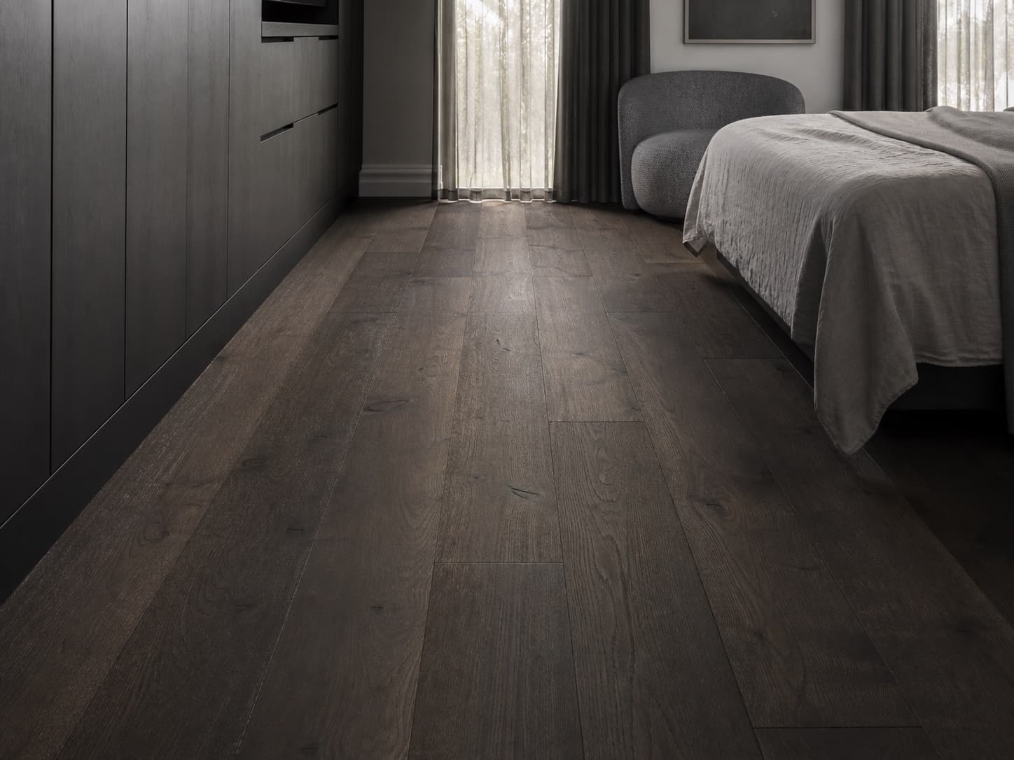 Smoked Oak conceptual timber flooring direction
