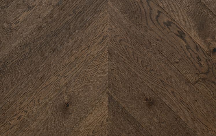 Chevron Parisien Grey 900mm engineered European oak flooring board detail