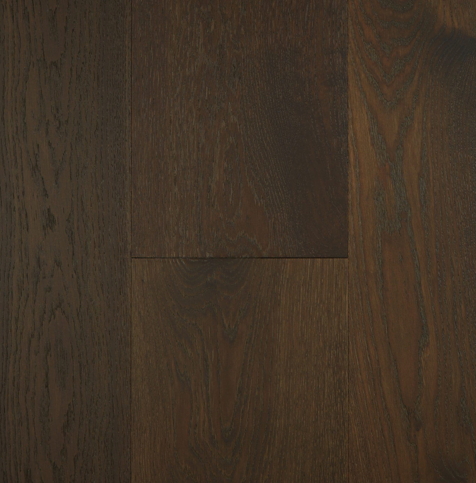 Wide Plank Copper Brown engineered European oak wide plank flooring sample