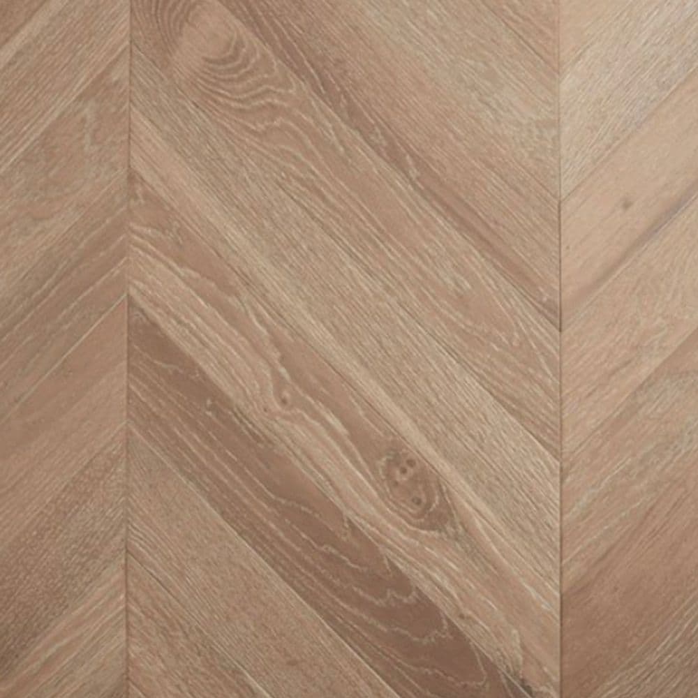 Chevron Cannes light European oak chevron flooring sample