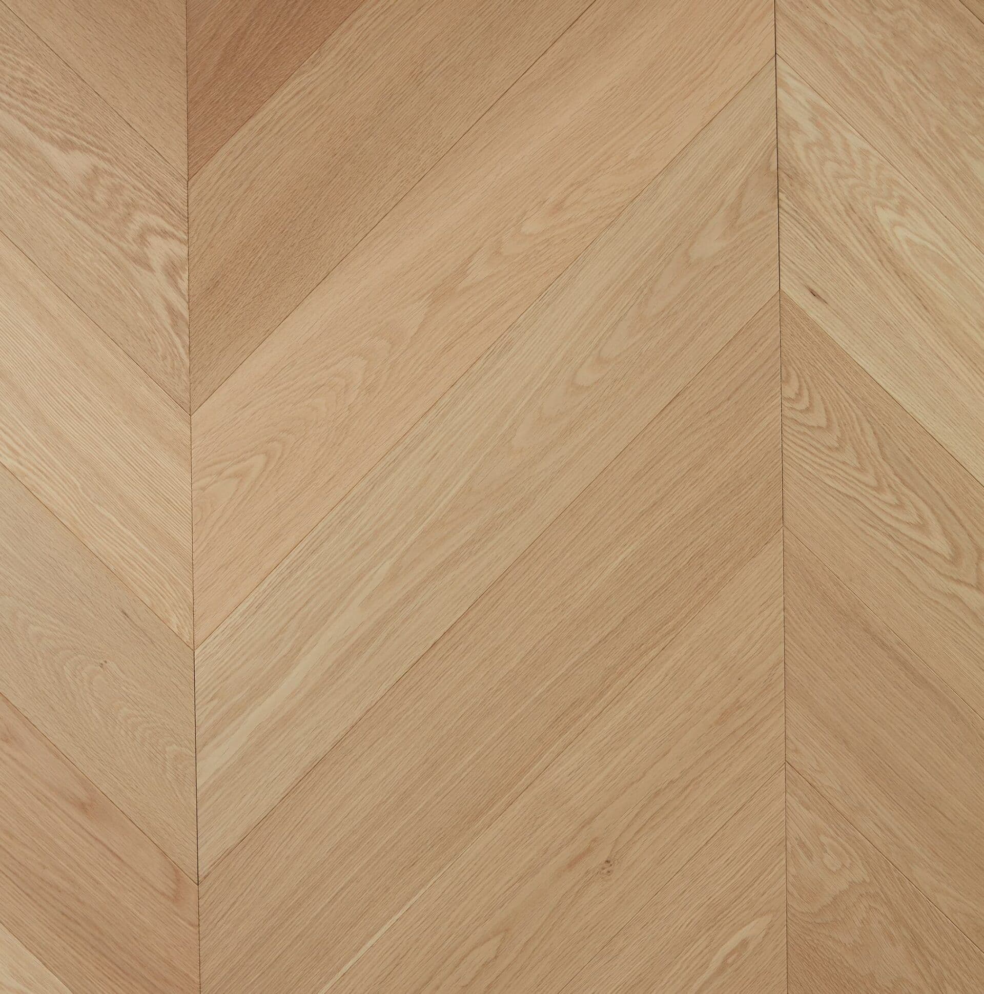 Chevron Pure Natural engineered European oak chevron flooring sample