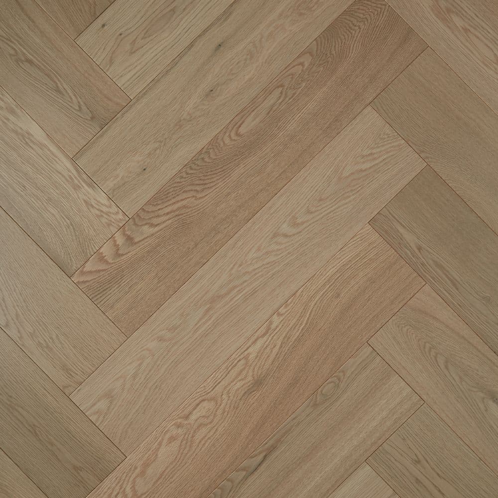 Herringbone Parana engineered European oak herringbone flooring sample