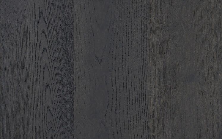 Wide Plank Black Opal 14.5mm engineered European oak flooring board detail