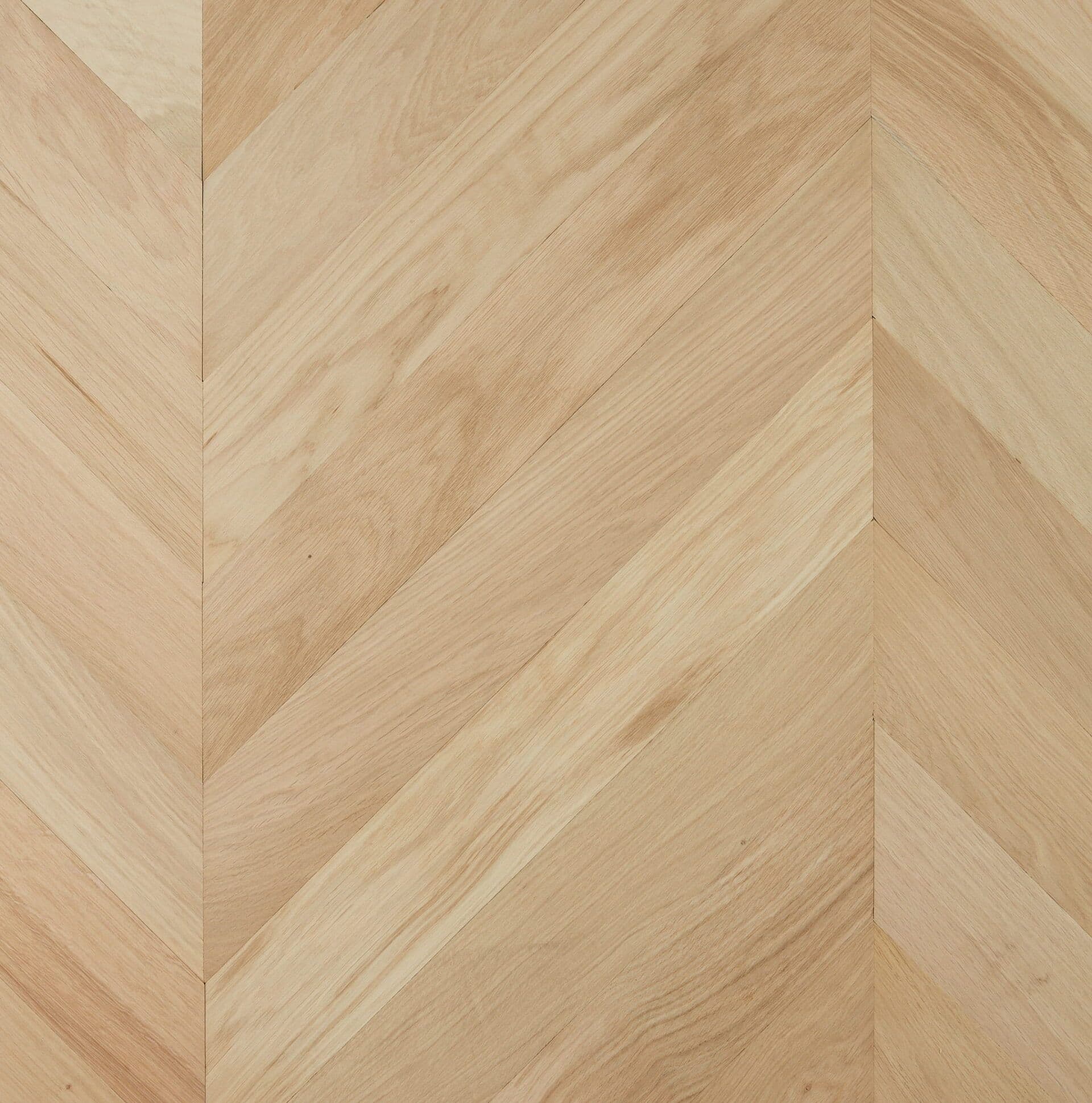 Chevron Raw engineered European oak chevron flooring sample
